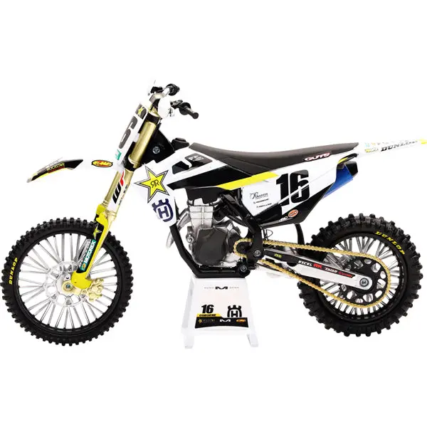 New Ray Toys - Rockstar Husqvarna 2020 Zach Osborne Team Bike 1:12 Scale 1