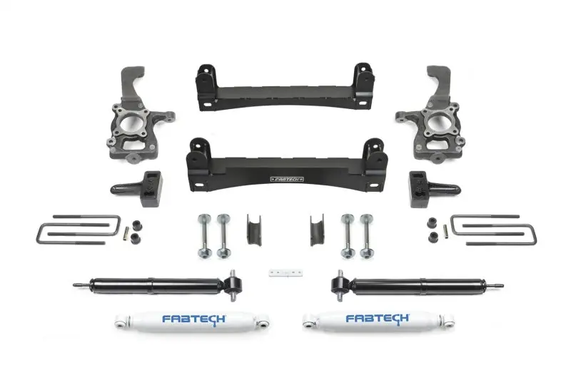 Fabtech 4-Inch Lift Kit For 2015–2018 Ford F-150 2Wd With Performance Rear Shocks 1