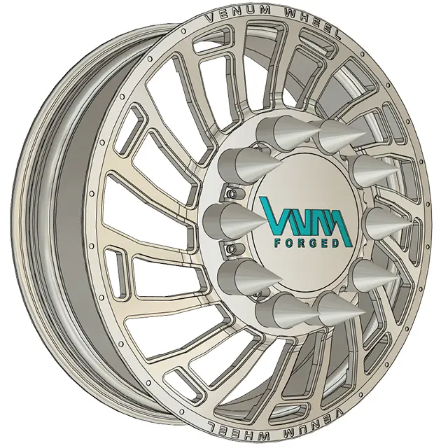 Vnm Forged Fierce Dually Wheels 10X285.75 Big Rig Custom 1