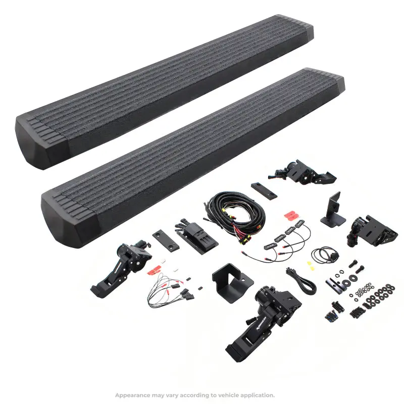 Go Rhino E-Board E1 Electric Running Boards For 2007–2017 Jeep Wrangler 2-Door (Bedliner-Coated) 1