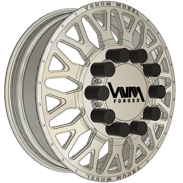 Vnm Forged Rattle Dually Wheels 10X285.75 Aluminum Custom Made 1