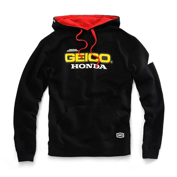 100% - Geico/Honda Base Hooded Pull-Over Sweatshirt 1