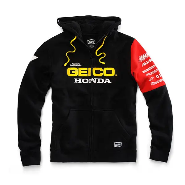 100% - Geico/Honda Factory Hooded Sweatshirt 1