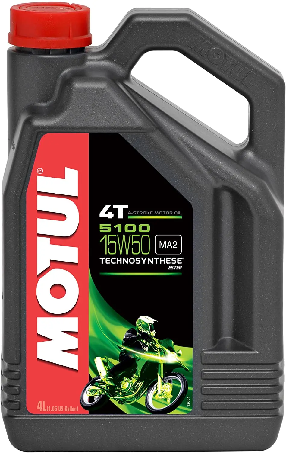 Motul 5100 4-Stroke Synthetic Blend Engine Oil 15W-50 – 1 Liter 2