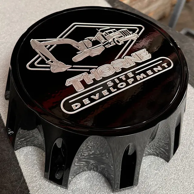 10 Lug Billet Aluminum Custom Floating Wheel Caps For 10X285.75 Wheels 1