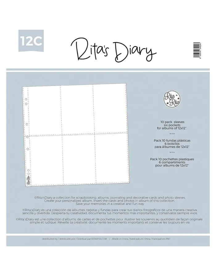 Fundas Para Álbumes De 12"X12" Modelo 12C 1