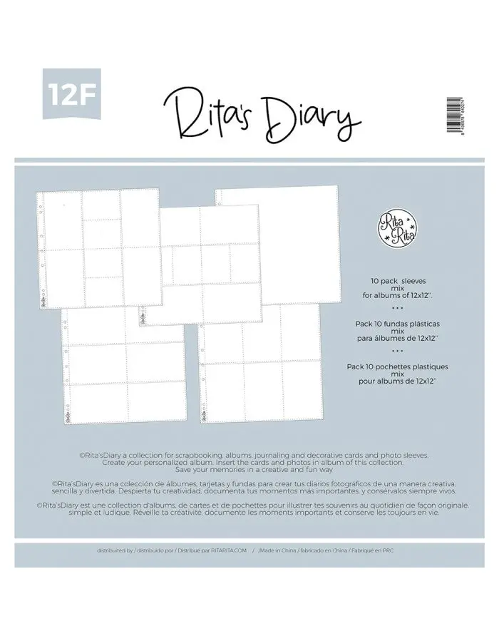 Fundas Para Álbumes De 12"X12" Modelo 12F 1