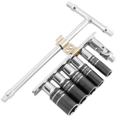 Bikemaster - 1/4 Inch T-Handle Wrench With Sockets & Swivel 1