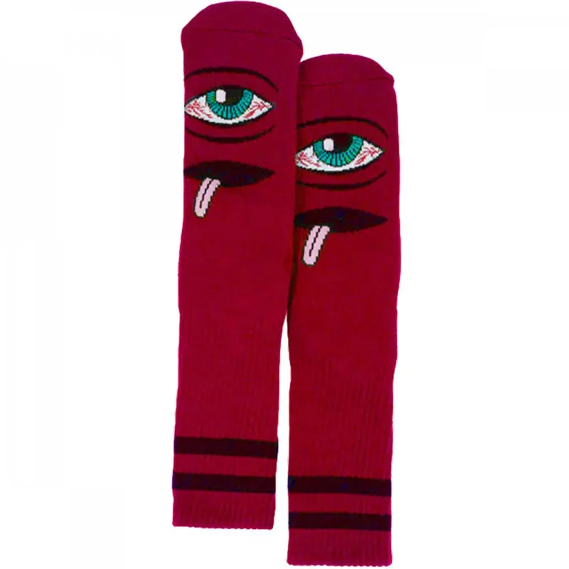 Toy Machine Bloodshot Eye Red Crew Socks 1Pr 1