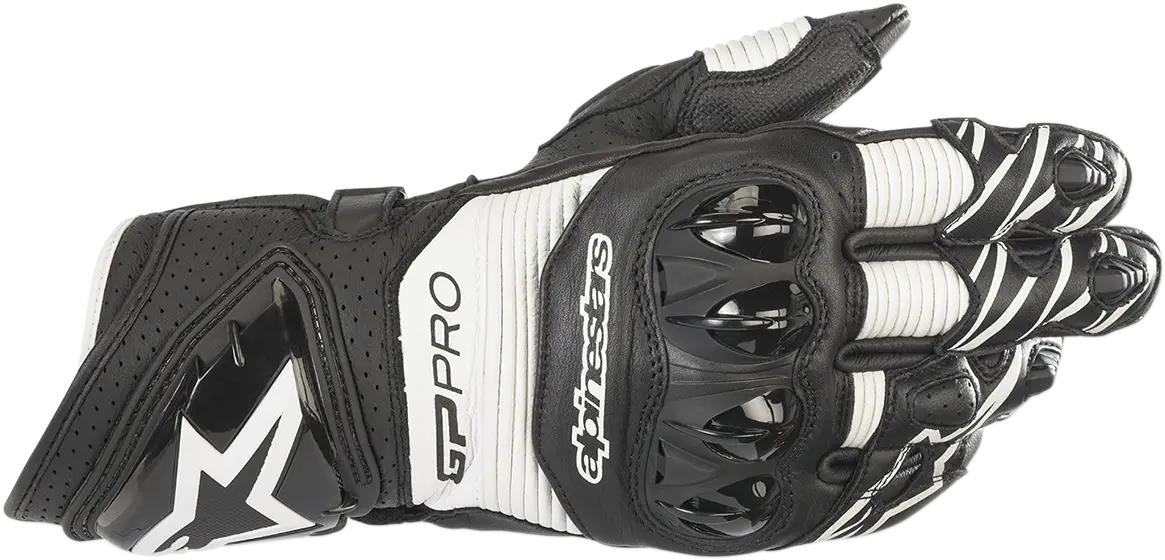 Alpinestars Gp Pro R3 Racing Gloves – Black/White, Large (Model 3556719-12-L) 1