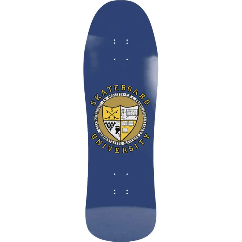 World Industries 8.5" University Navy Ex7 Skateboard Deck 1
