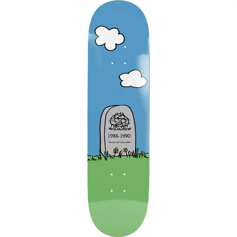 World Industries 8.0" Skateboarding Is Dead Blue/Green Ex7 Skateboard Deck 1