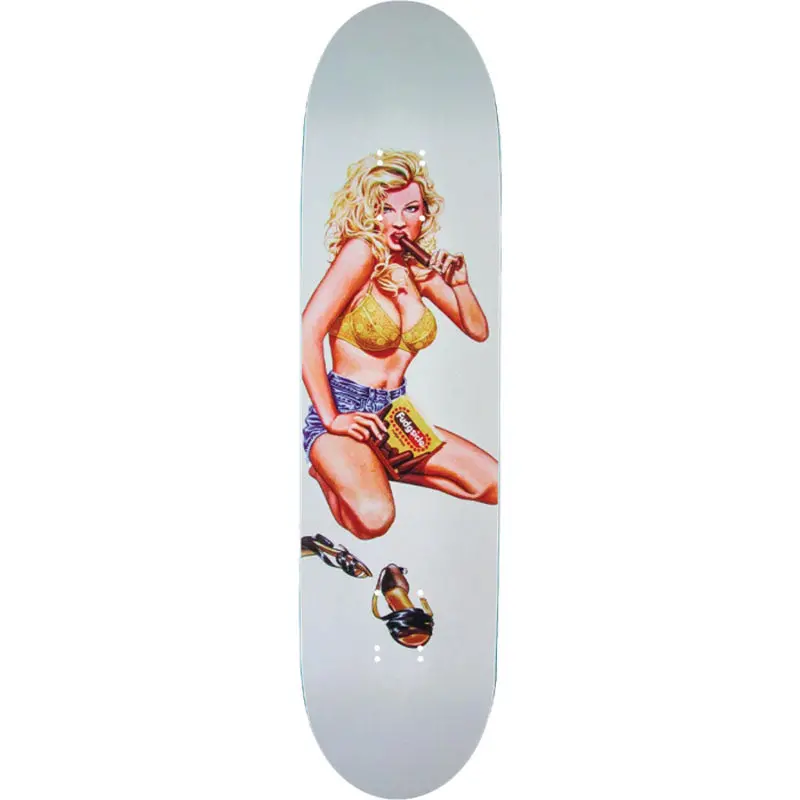 World Industries 7.7" Campbell Fudgesicle White Ex7 Skateboard Deck 1