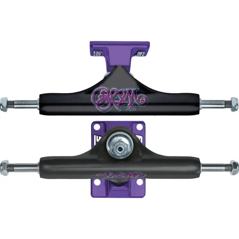 Slappy St1 Classic Hollow Bam Margera Black/Purple Skateboard Trucks 2Pk 1