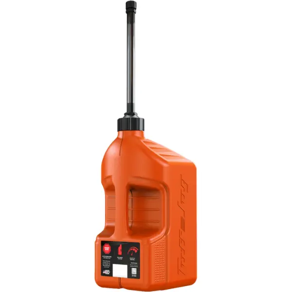 Tuff Jug - 5-Gallon Utility Container W/ Auto Stop Spout Orange 1