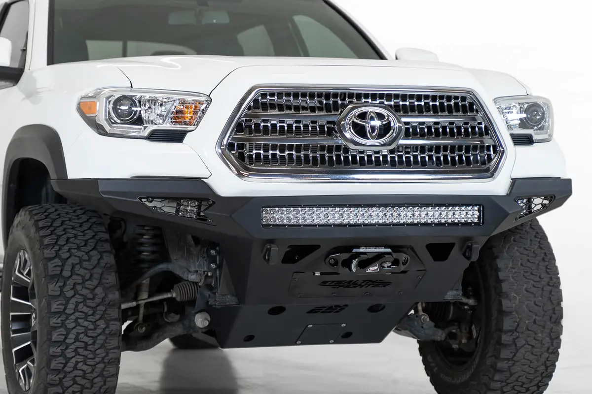 2016-2023 Toyota Tacoma Stealth Fighter Winch Front Bumper 1