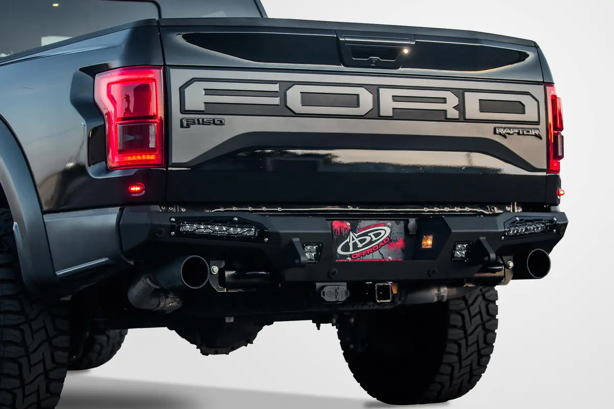 2017-2020 Ford Raptor Honeybadger Rear Bumper (10" Lights) 1