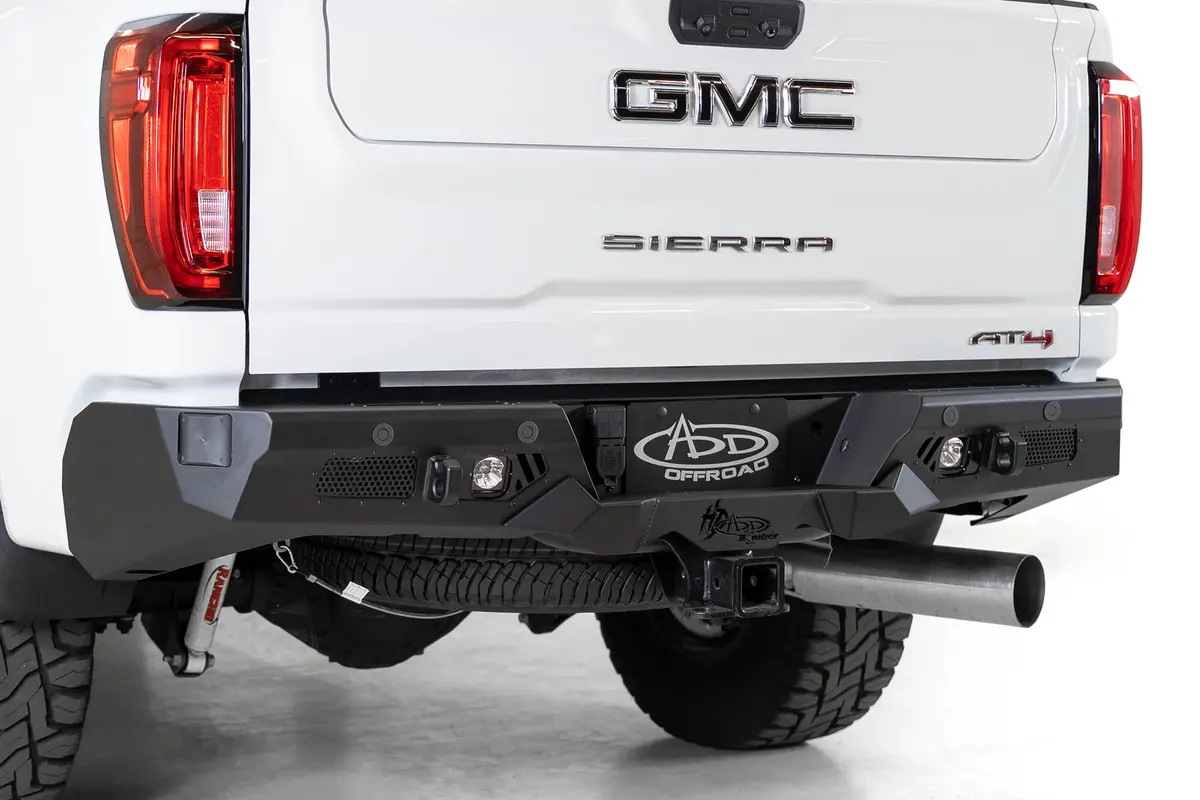2020-2023 Gmc/Chevy 2500 Bomber Hd Rear Bumper W/ Blind Spot 1