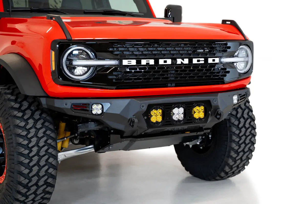 2021-2026 Ford Bronco Bomber Front Bumper (Baja) 1