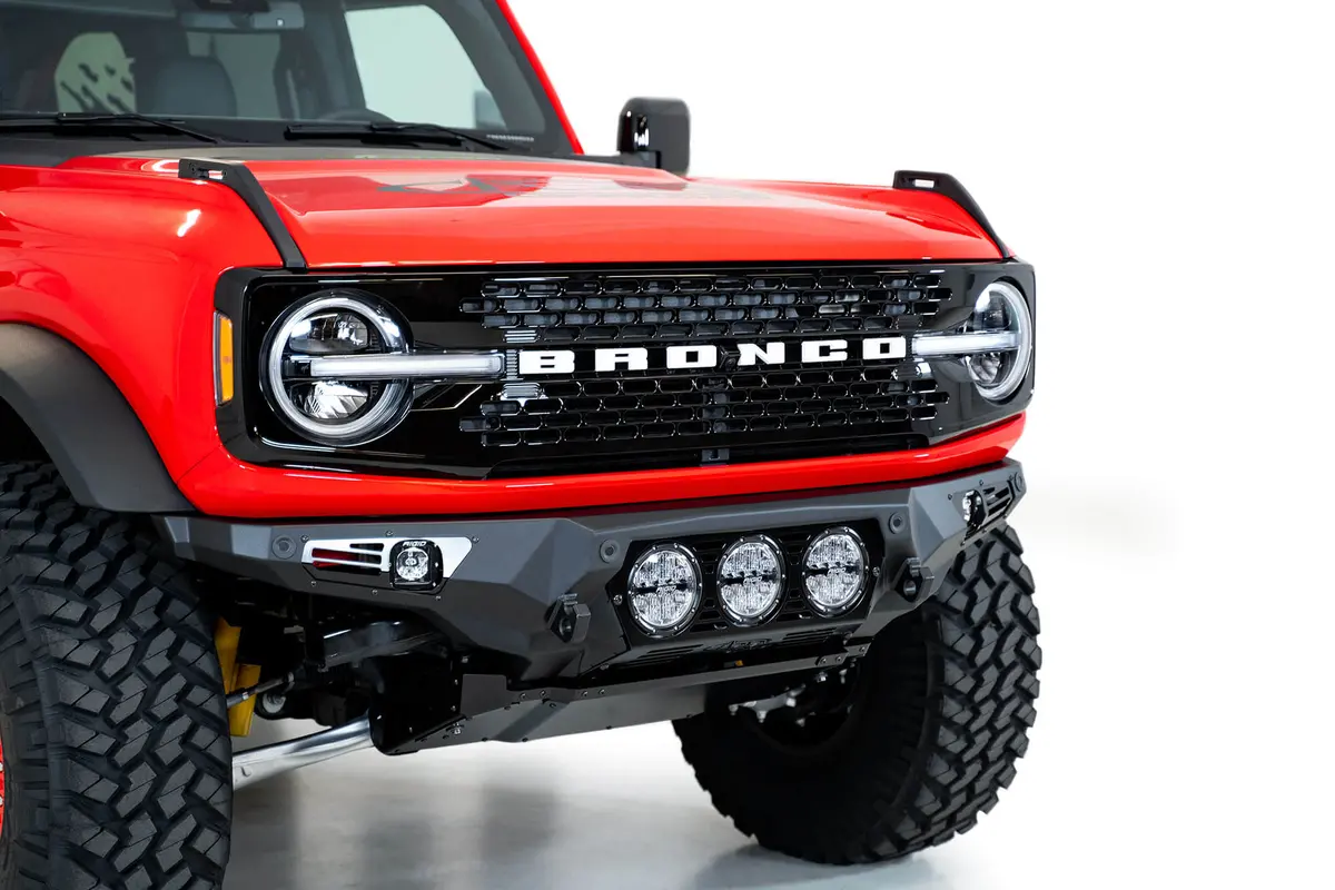 2021-2026 Ford Bronco Bomber Front Bumper (Rigid) 1