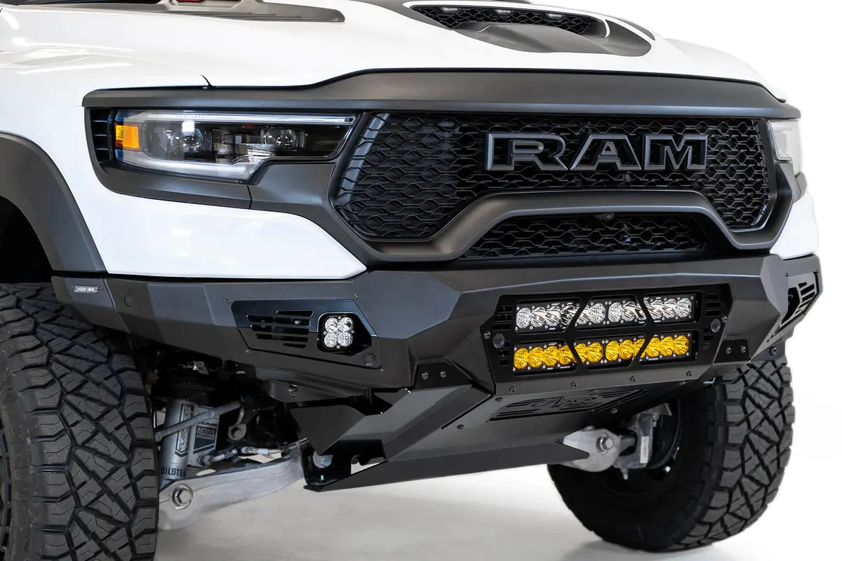 2021-2024 Ram 1500 Trx Bomber Front Bumper (20 Inch Lights) 1