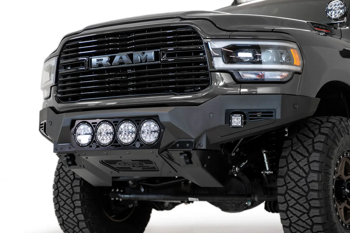 2019-2023 Ram 2500/3500 Bomber Front Bumper (Rigid) 1