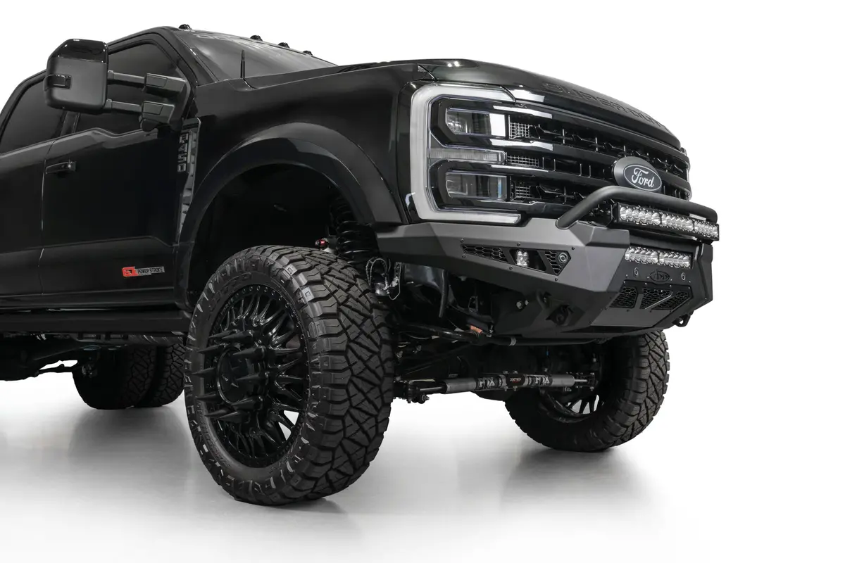 2023-2026 Ford Super Duty Honeybadger Front Bumper W/ Top Hoop 1