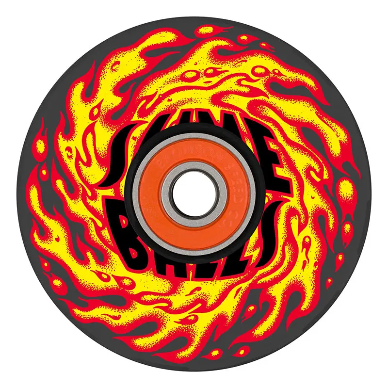 Slime Balls 66Mm Sb Flame 78A Light Ups Skateboard Wheels 4Pk 1