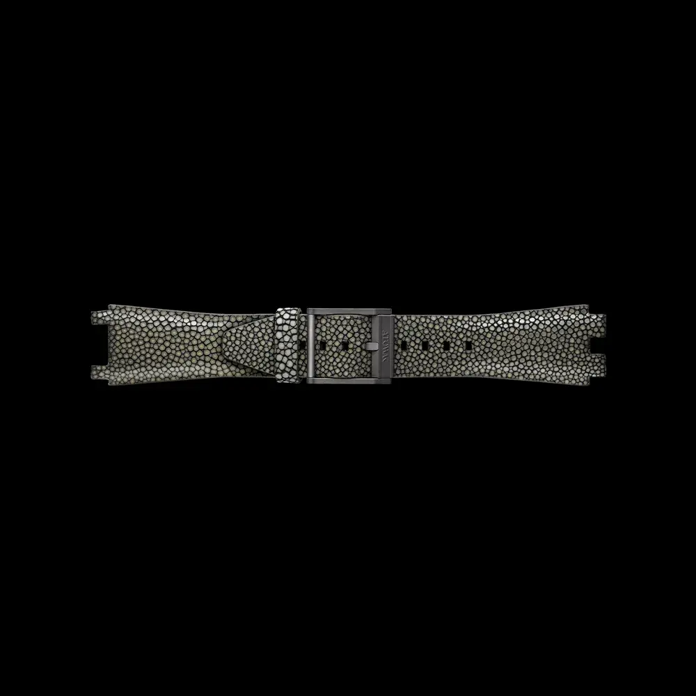 Gray Manta Ray Leather Strap For Manta-X 1