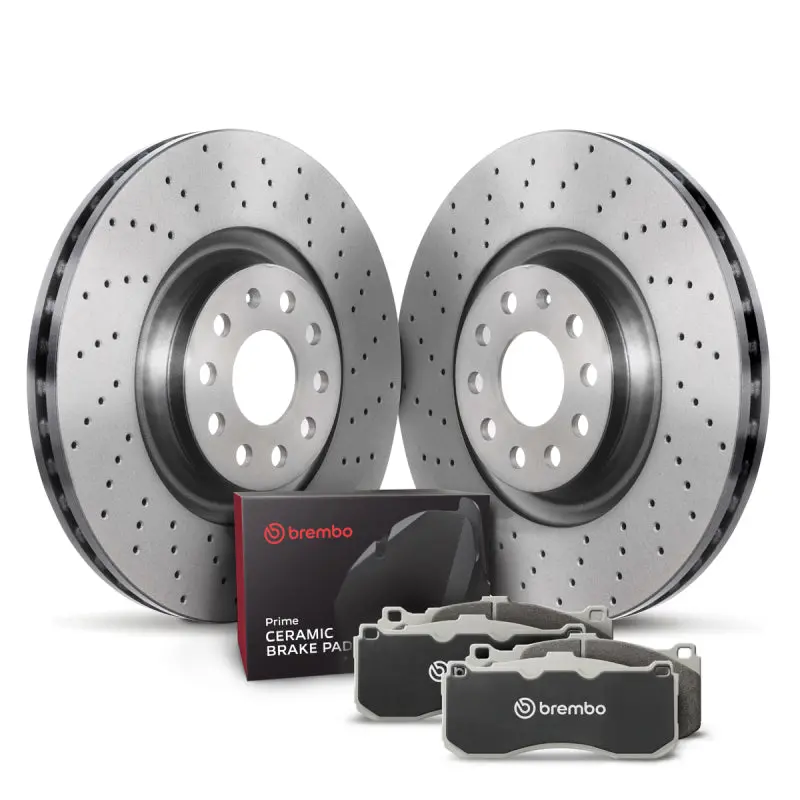 Brembo Oe Replacement Rear Brake Disc Kit For Lexus Lx570 (2008–2011, 2013–2019) & Toyota Land Cruiser 1