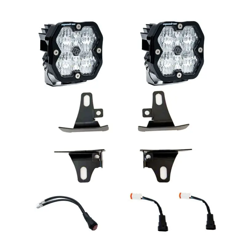 Baja Designs Squadron Sport 2.0 Fog Light Pocket Kit – Clear Lens, Compatible With 2015–2020 Ford F-150 And 2017–2022 Super Duty 1