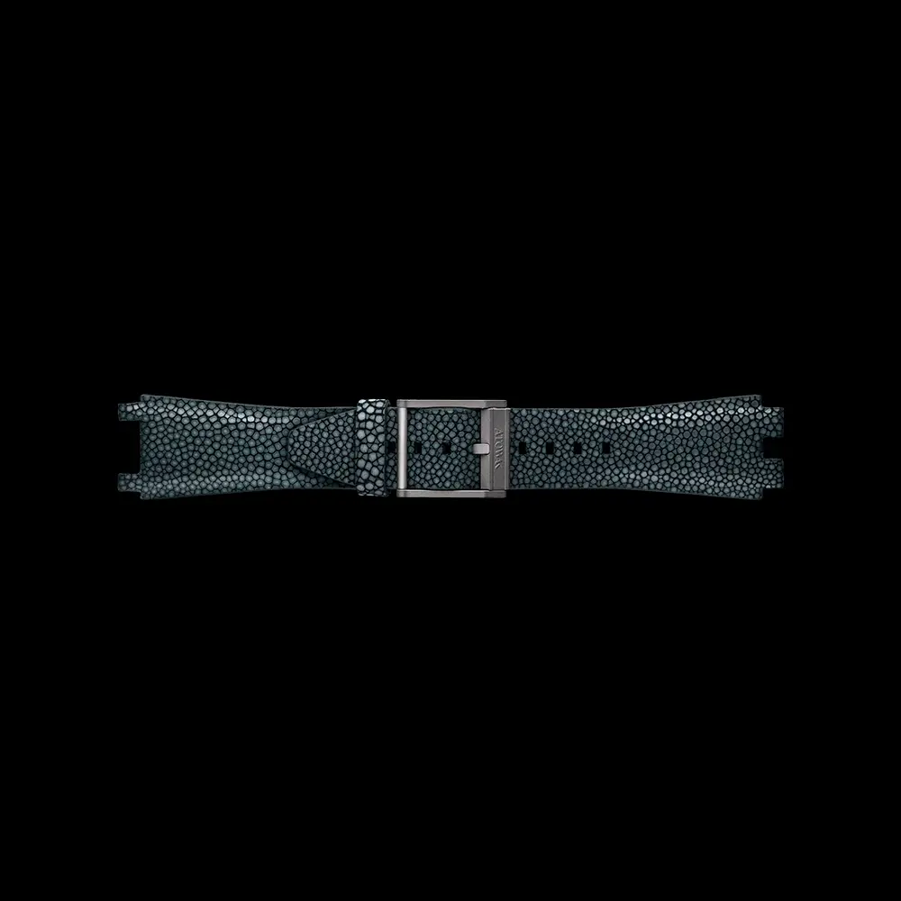 Dark Green Manta Ray Leather Strap For Manta-X 1