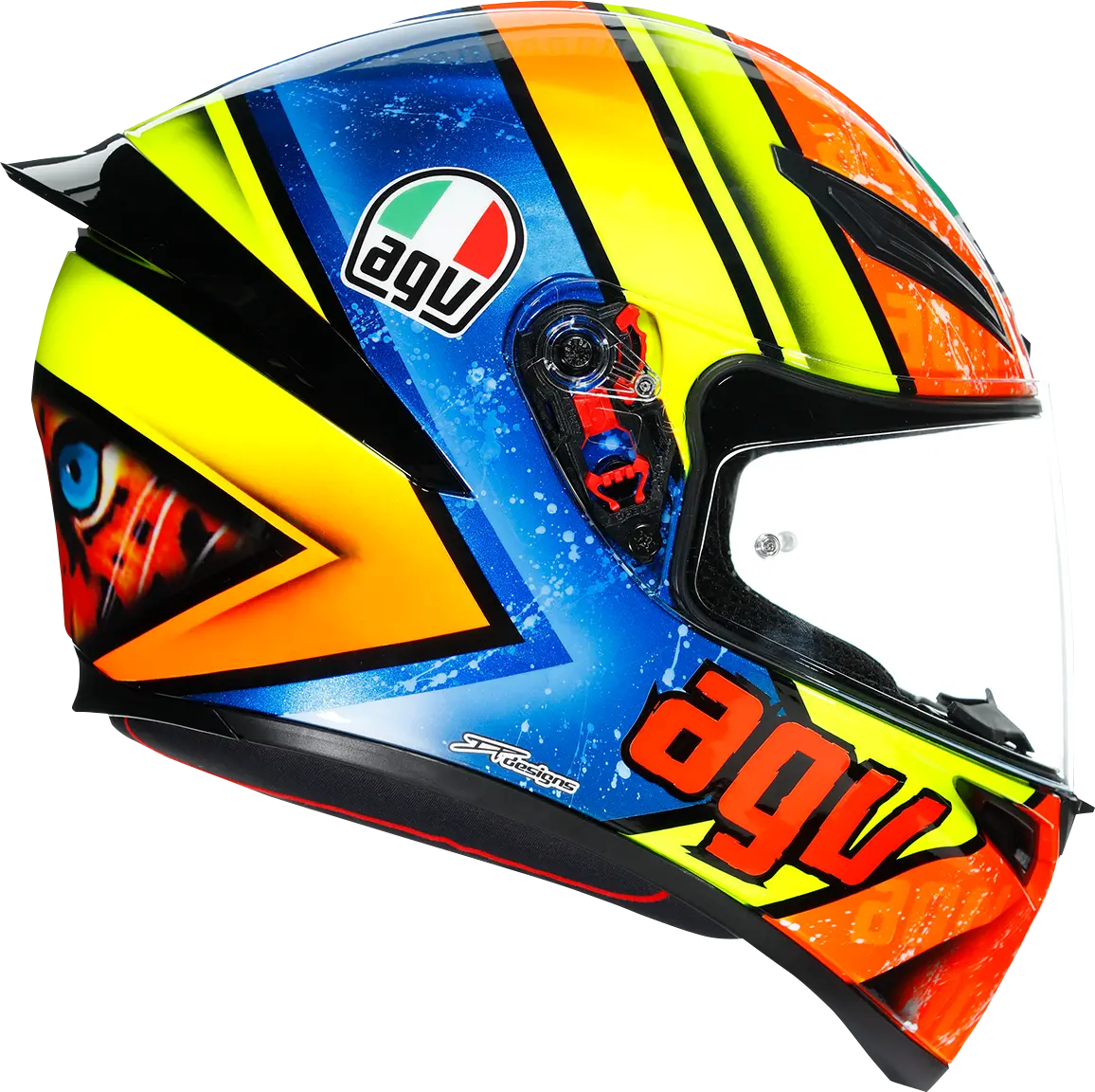 Agv K1 Motorcycle Helmet – Izan Graphic, Size Large (Model 210281O2I006209) 1