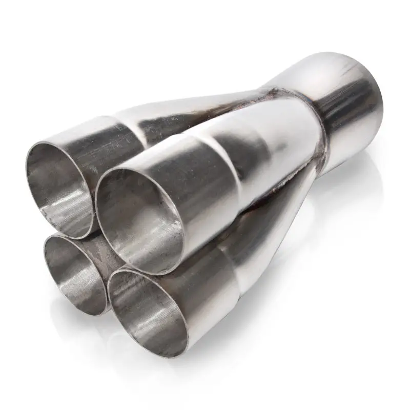 Stainless Works Four-Way Merge Collector – 2" Primary Tubes, 3.5" Od Outlet 1