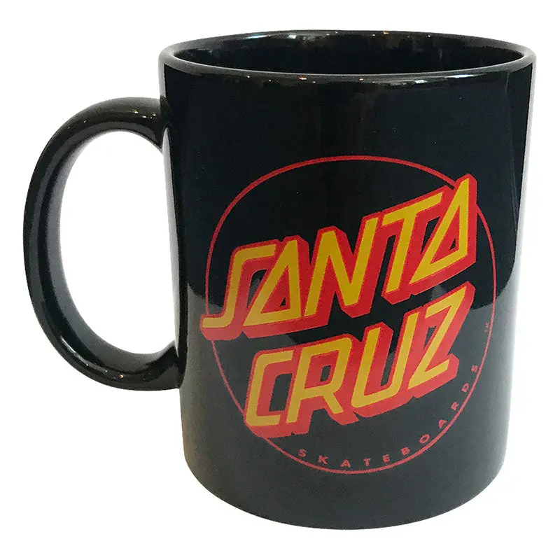 Santa Cruz 11 Oz Classic Black Dot Mug 1