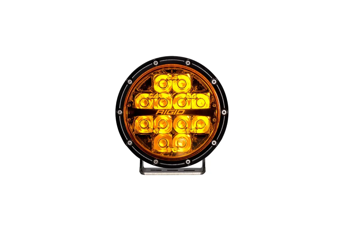 Rigid 360-Series 6" Spot With Amber Pro Lens | Pair 1