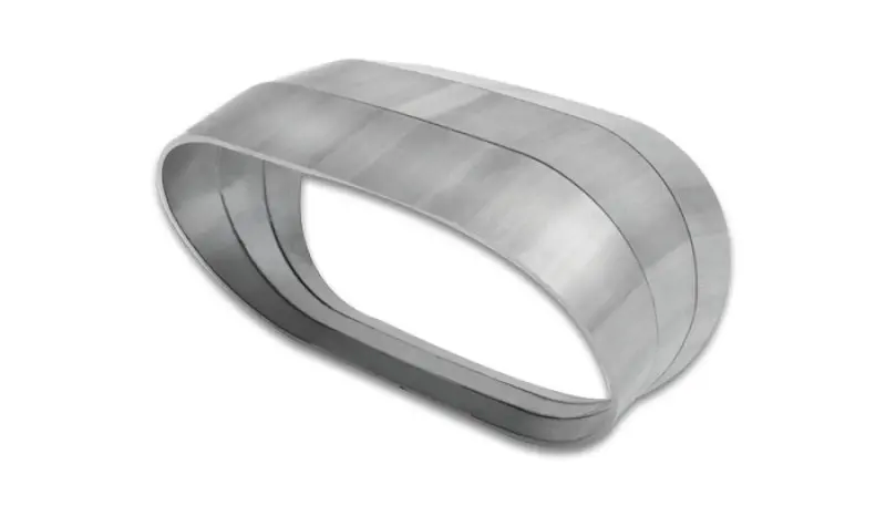 Vibrant Performance 304 Stainless Steel Oval Pie Cut – 3.5-Inch Od, 45° Tight Bend Elbow 1