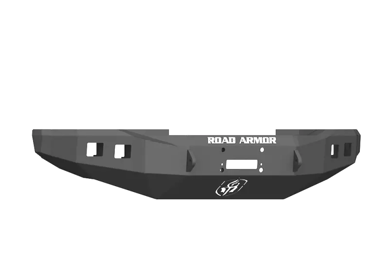 Road Armor 17-20 Ford F-250 Stealth Wide Fender Flare Front Winch Bumper - Tex Blk 1