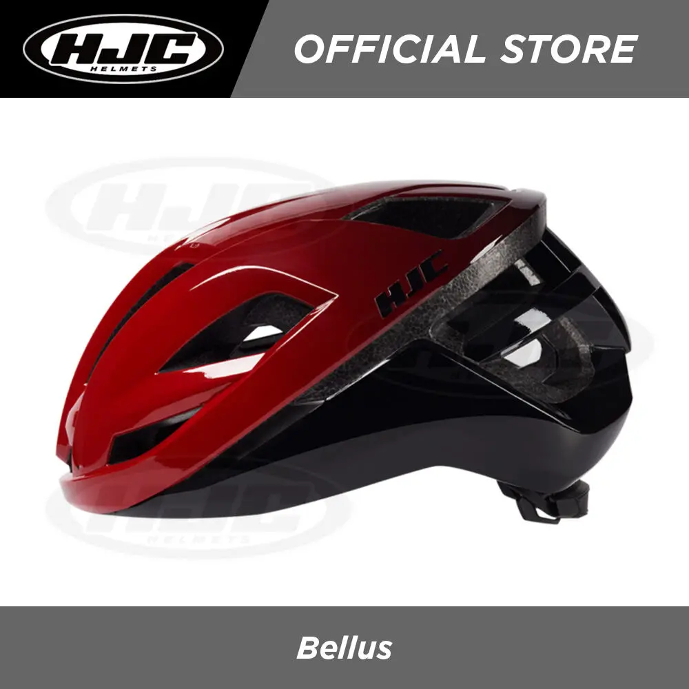 Hjc Sports Urban Cycling Helmet Bellus Mt Gl Red Black 1