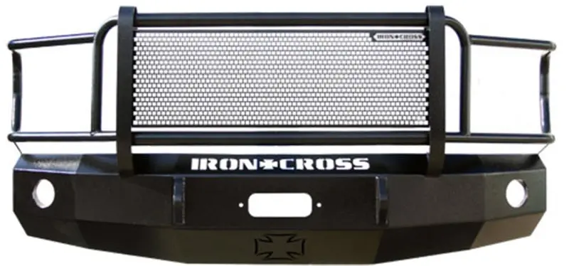 Iron Cross 19-20 Ram 2500/3500 Heavy Duty Grill Guard Front Bumper - Gloss Black 1
