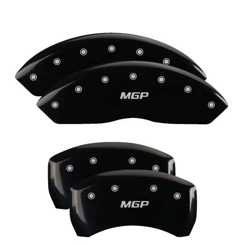 Mgp Black-Anodized 4-Piston Caliper Covers For 2014 Toyota Tundra – Front And Rear Engraved Set 1