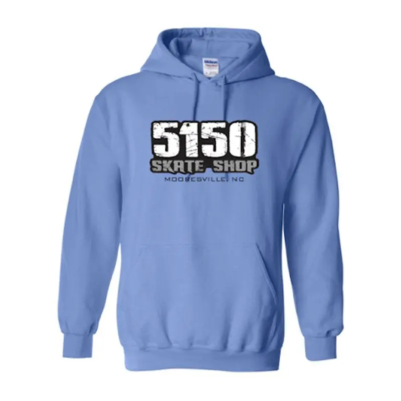 5150 Skate Shop Carolina Blue Hoodies 1