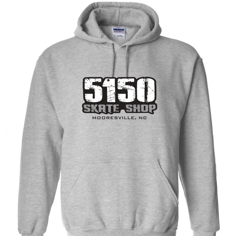 5150 Skate Shop Gray Hoodies 1