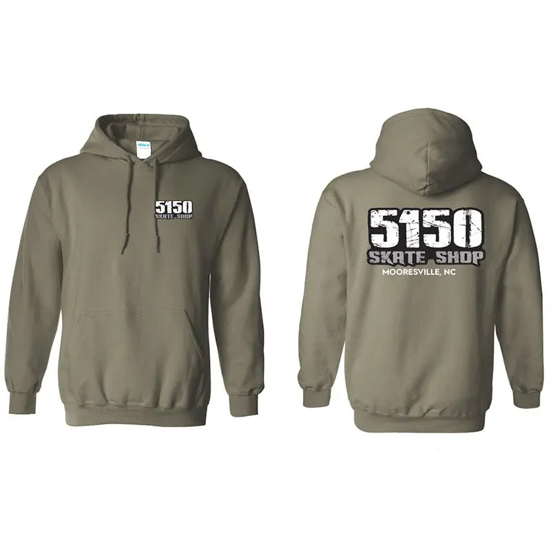 5150 Skate Shop Military Green Hoodies 1
