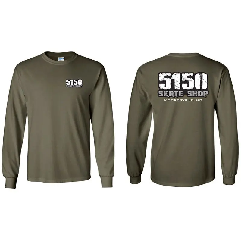 5150 Skate Shop Military Green Sweatshirts 1