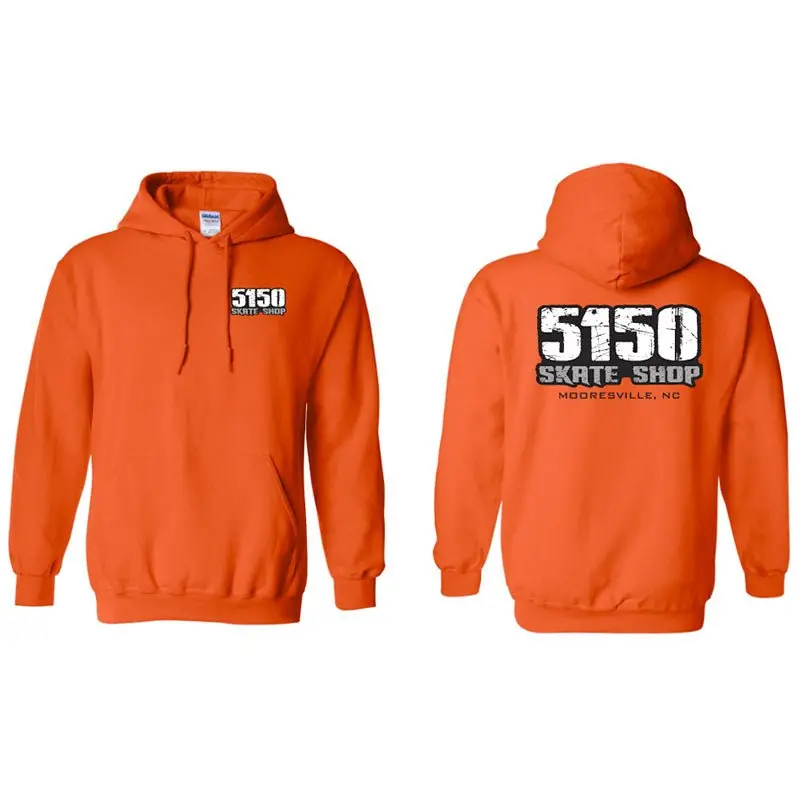 5150 Skate Shop Orange Youth Hoodies 1