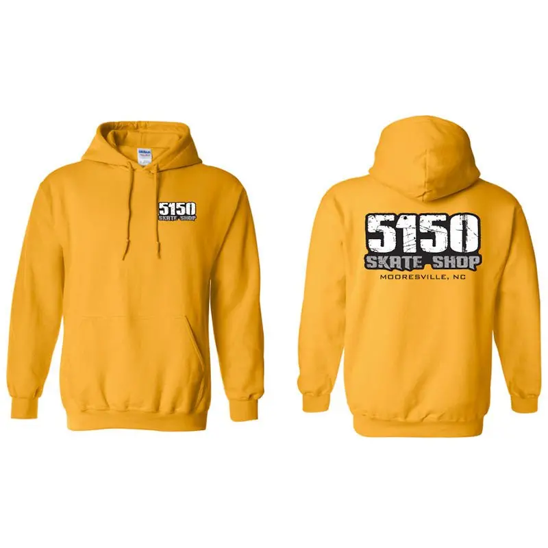 5150 Skate Shop Yellow Youth Hoodies 1
