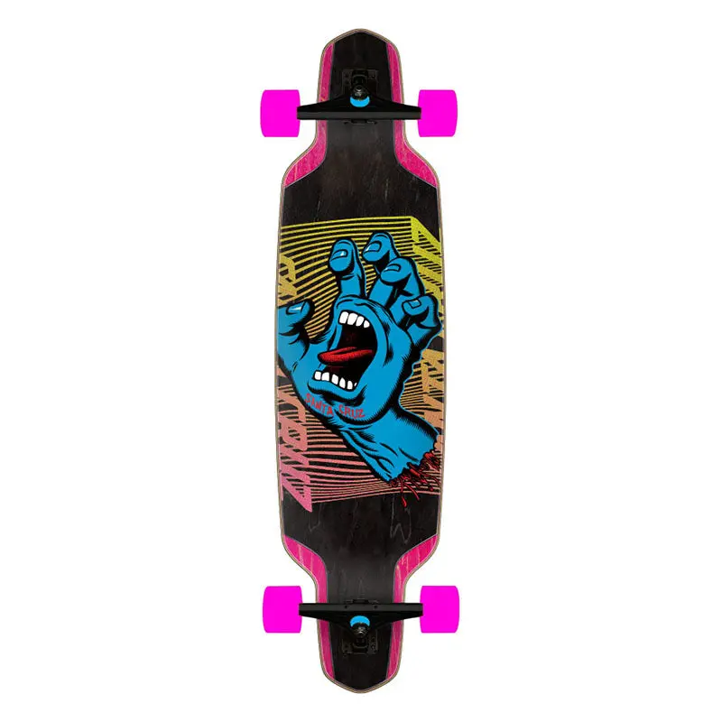 Santa Cruz Split Hand 9.5" X 37.52" Drop Down Cruiser Complete Longboard (Dylans Special) 1