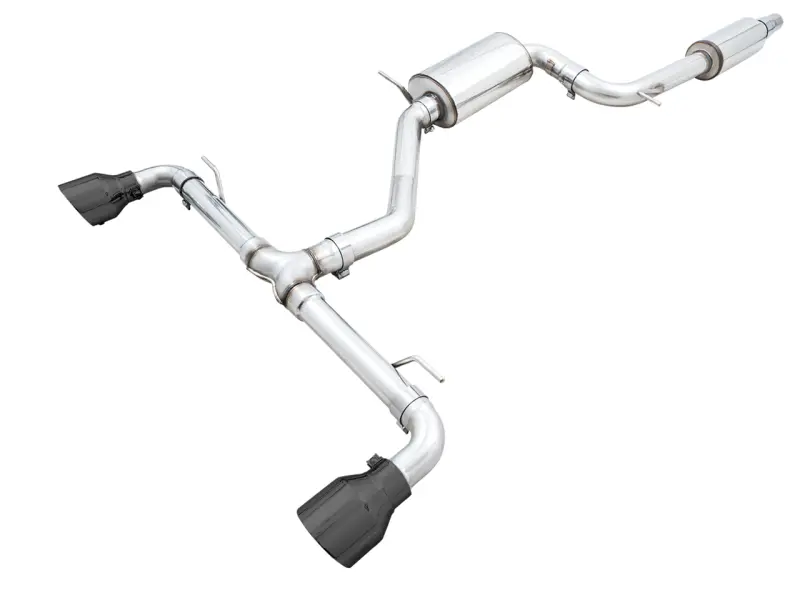 Awe Touring Edition Exhaust System For 2022 Vw Gti Mk8 – Diamond Black Tip Finish 1