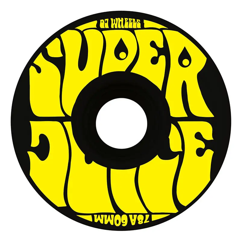 Oj 60Mm 78A Super Juice Black Skateboard Wheels 1
